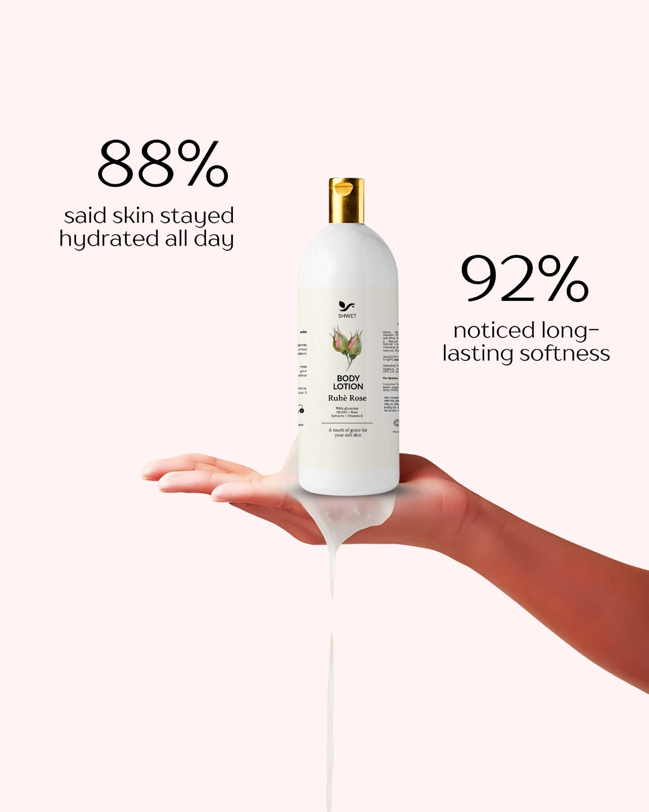 Ruhe Rose body lotion
