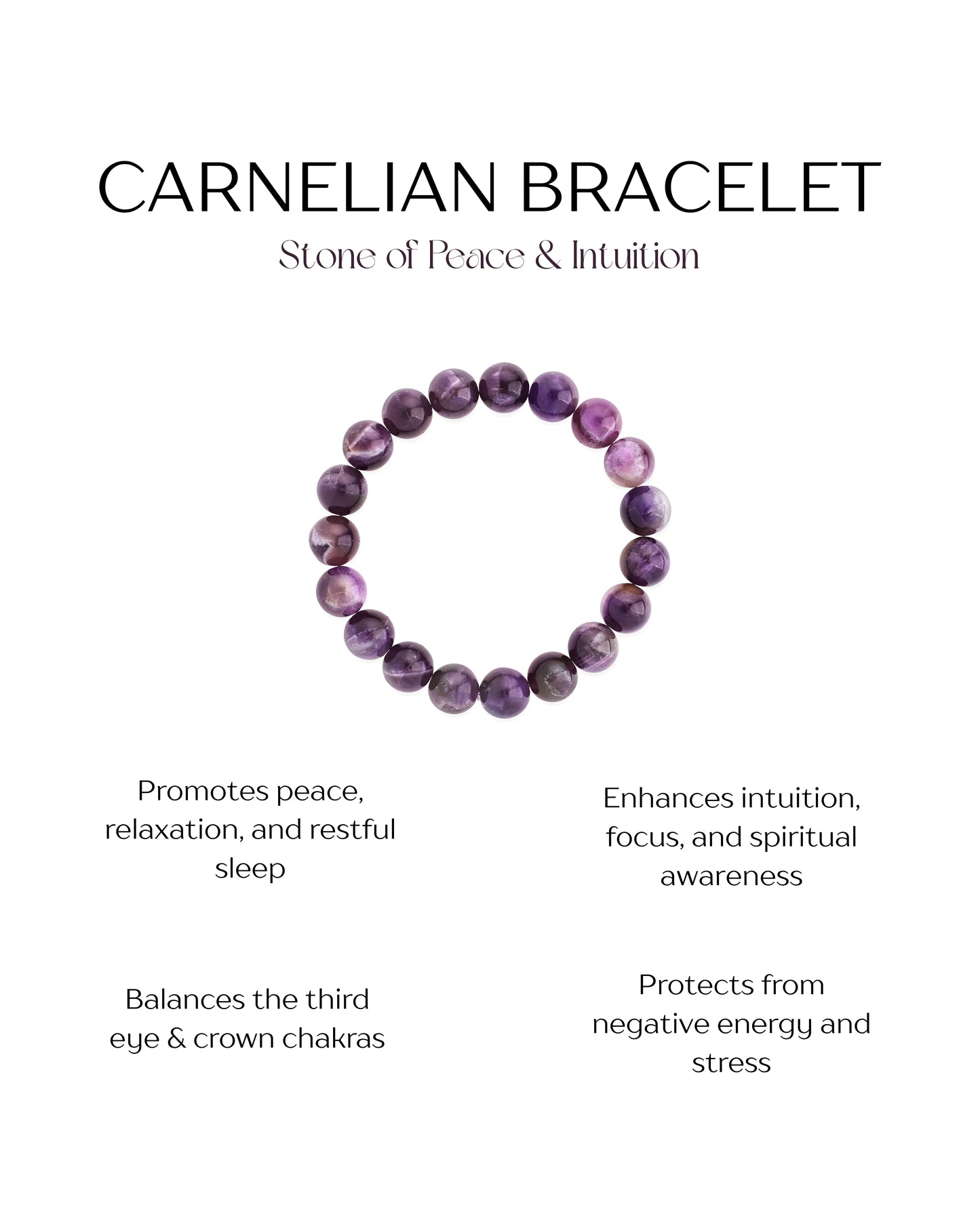 Shwet Amethyst Bracelet