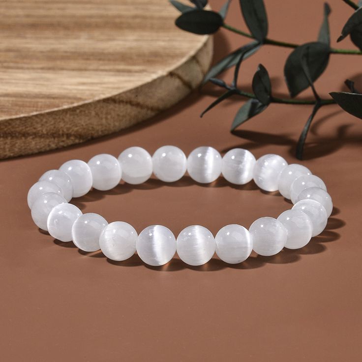 Shwet Selenite Bracelet